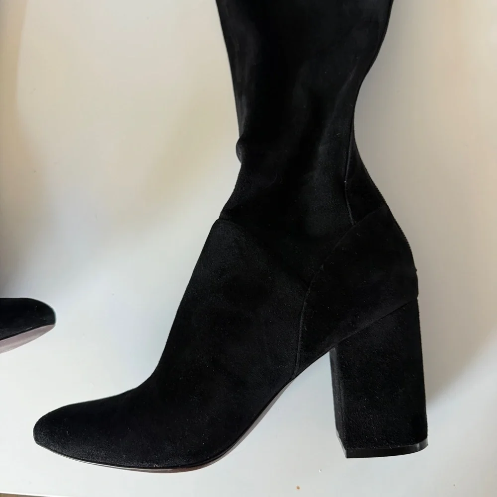 COLE HAAN | Darcia Over-the-Knee Black Suede Boot